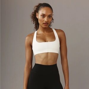 Monday Swimwear Central Park sports bra - ivory jersey